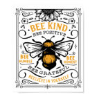 Bee Kind Positive Humble Inspirational Quote