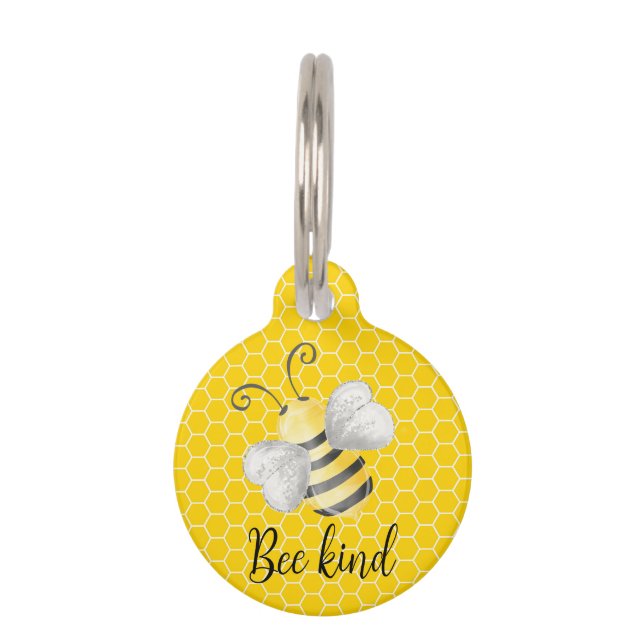 Bee Kind Stethoscope ID Tag (Front)