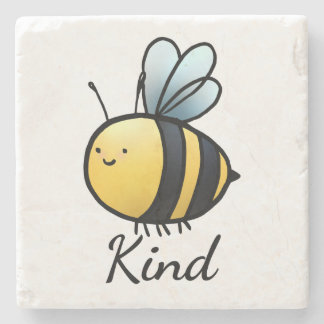 "Bee" Kind Stone Coaster
