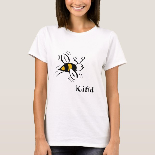 Bee Kind T-Shirt PlayGarden Doodles (Front)