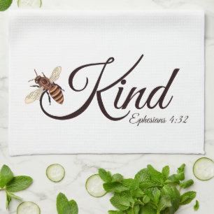 Bee kind   tea towel