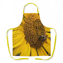Bee Kind to the Cook Sunflower and Bumblebee Apron