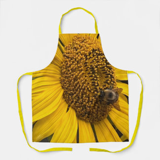 Bee Kind to the Cook Sunflower and Bumblebee Apron