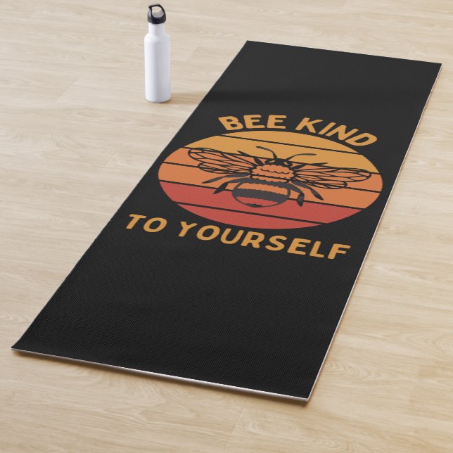Bee Kind To Yourself Yoga Mat (In Situ)