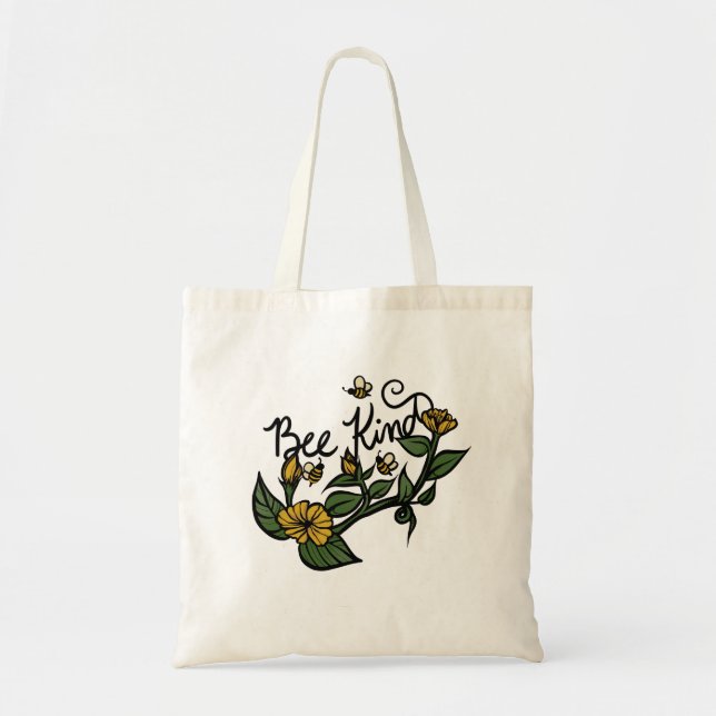 Bee Kind Tote Bag (Front)