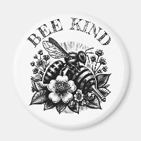 Bee Kind | 'Vintage Honey and Flowers Quote