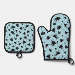 Bee Kitchen Set: Oven Mitt & Pot Holder Gift  Set