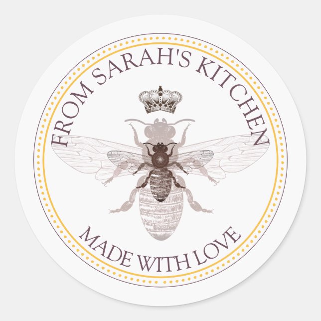 Bee Label (Front)