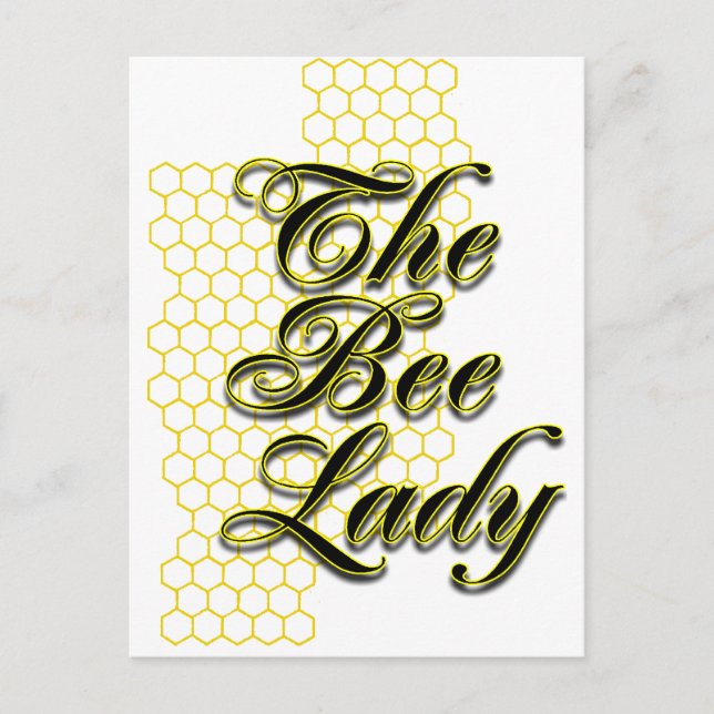 bee lady postcard (Front)