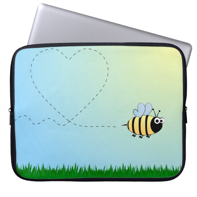 Bee laptop sleeve (Front)