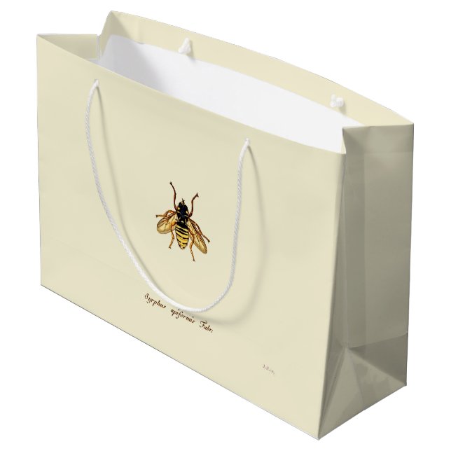 Bee Large Gift Bag (Back Angled)