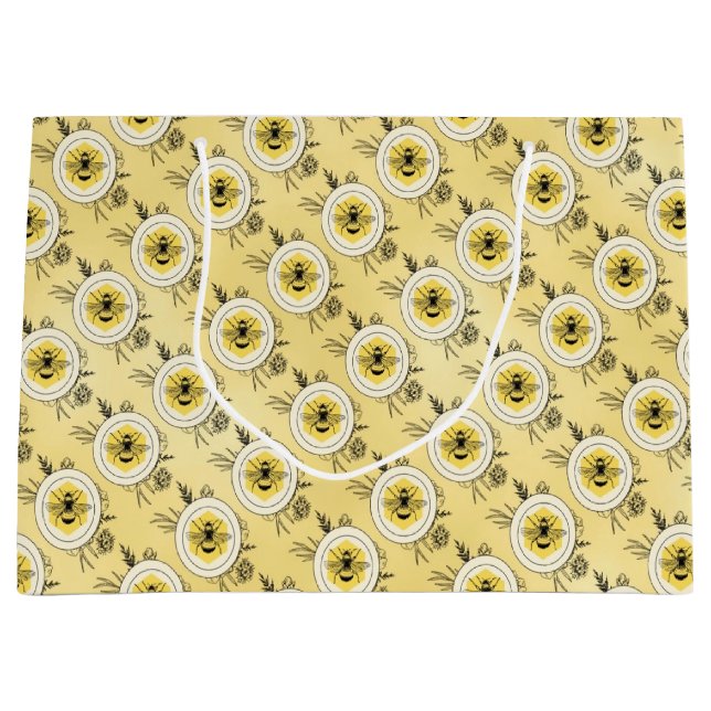 Bee Large Gift Bag (Front)