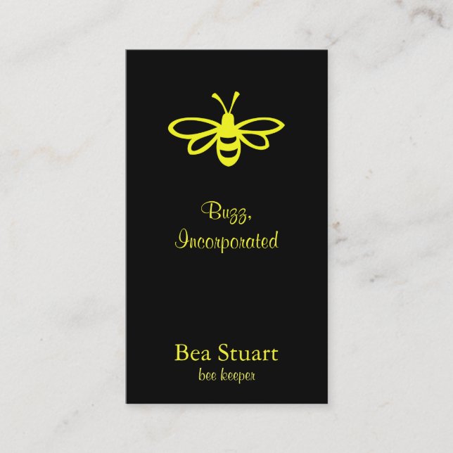 Bee [lemon] business card (Front)