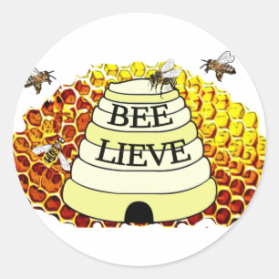 Bee-Lieve Honey Bees Sticker