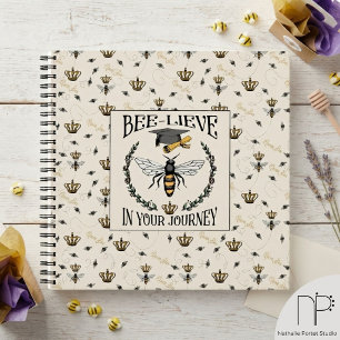 Bee-lieve in Your Journey Graduate Keepsake Notebook