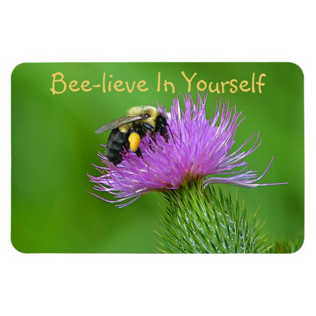 Bee-lieve In Yourself Magnet (Horizontal)