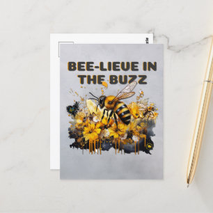 Bee-lieve Postcard