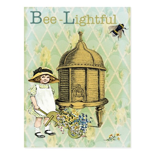 Bee lightful Postcard