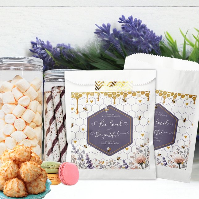 Bee-Loved and Bee-Youtiful Bridal Shower  Favour Bags (Creator Uploaded)