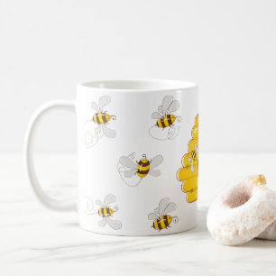Bee Lover's Delight: Embrace Nature with our Bees Coffee Mug
