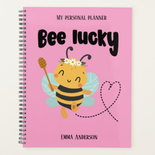 «Bee lucky» Cute personal name Planner
