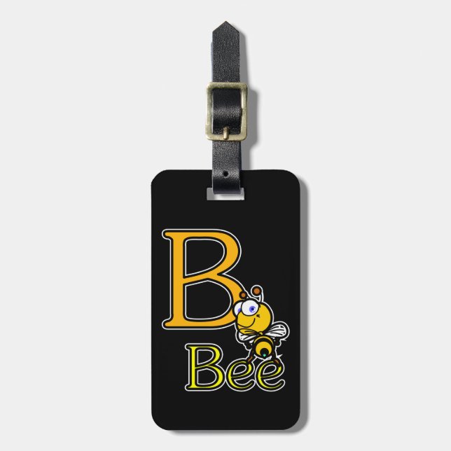 Bee Luggage Tag (Front Vertical)