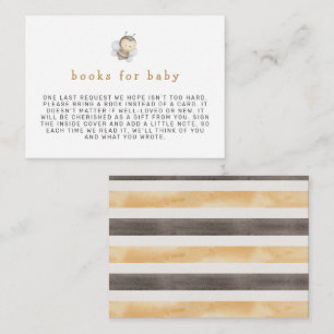 Bee Mama to Bee Books For Baby Enclosure Card