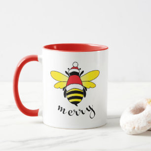 Bee Merry Holiday Cup/ Mug