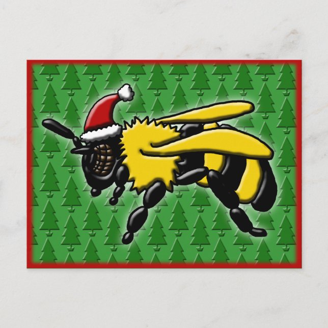 Bee Merry, postcard (Front)