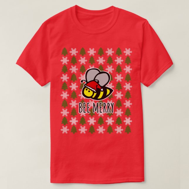 Bee Merry T-Shirt (Design Front)