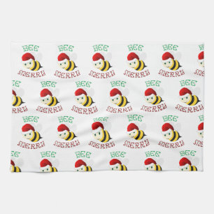 Bee Merry Tea Towel