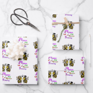 Bee Mine And I Will Bee Yours Wrapping Paper Sheet