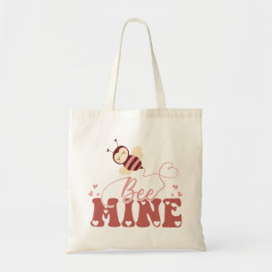 Bee Mine Cute Valentine's Day Bee Tote Bag