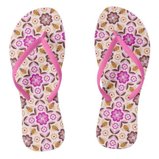 Bee Mine Flip Flops (Footbed)