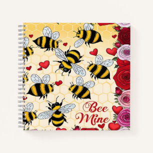 Bee Mine Floral Love Frame Notebook