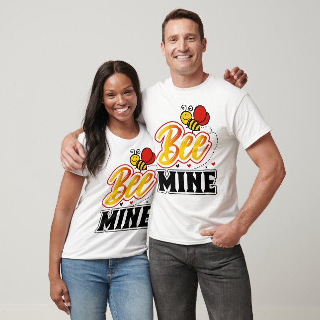 Bee Mine Heart Teacher T-Shirt (Unisex)