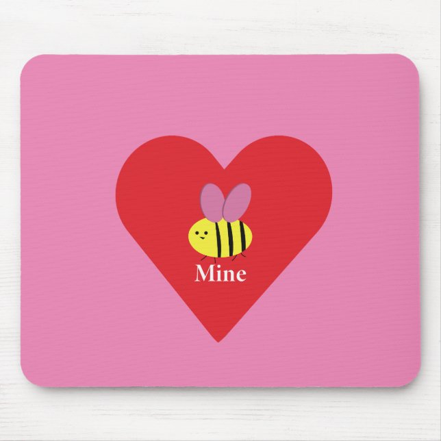 Bee Mine Mouse Mat (Front)