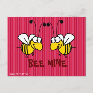 Bee Mine Postcard