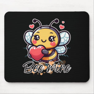 Bee Mine Sticker Mouse Mat