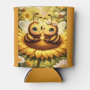 BEE Mine Sunflower Can Cooler