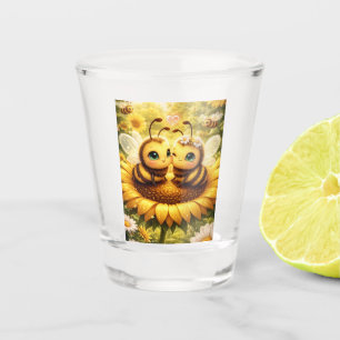 BEE Mine Sunflower Shot Glass