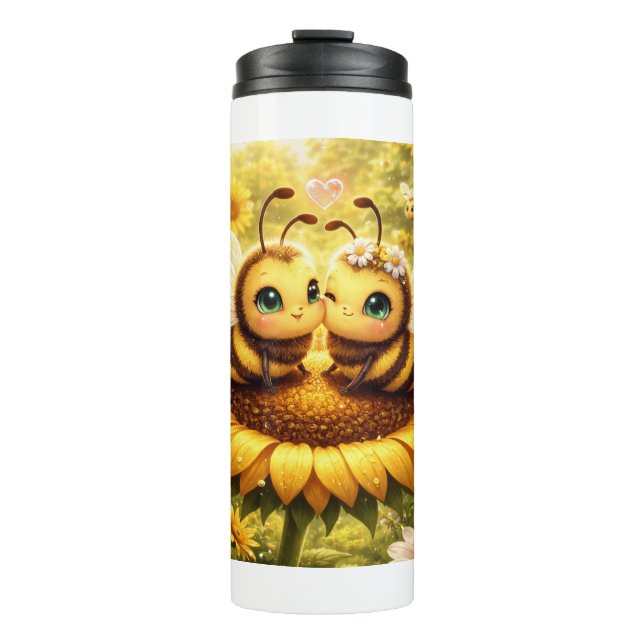 BEE Mine Sunflower Thermal Tumbler (Front)