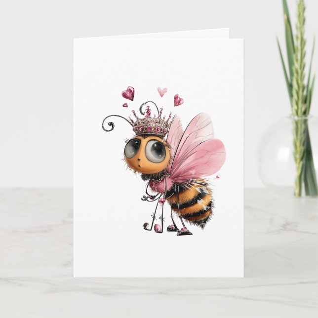 Bee Mine Valentine Card (Front)