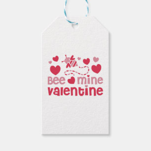 Bee Mine Valentine Gift Tags