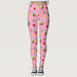 Bee Mine Valentine Leggings