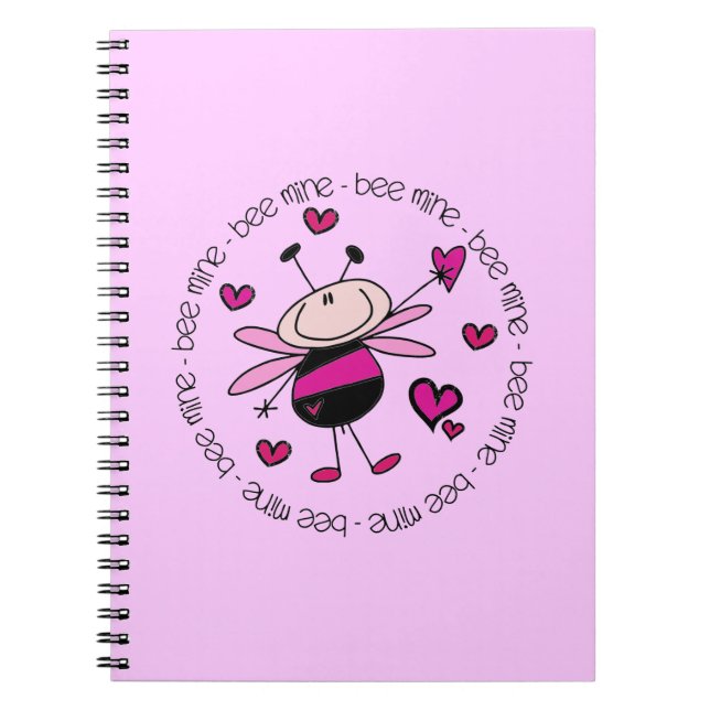 Bee Mine Valentine Notebook (Front)