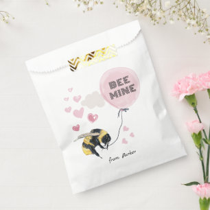 Bee Mine Valentine’s Day for Kids   Personalised  Favour Bags