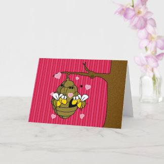 Bee Mine Valentine Screwball Graphics Greeting Card