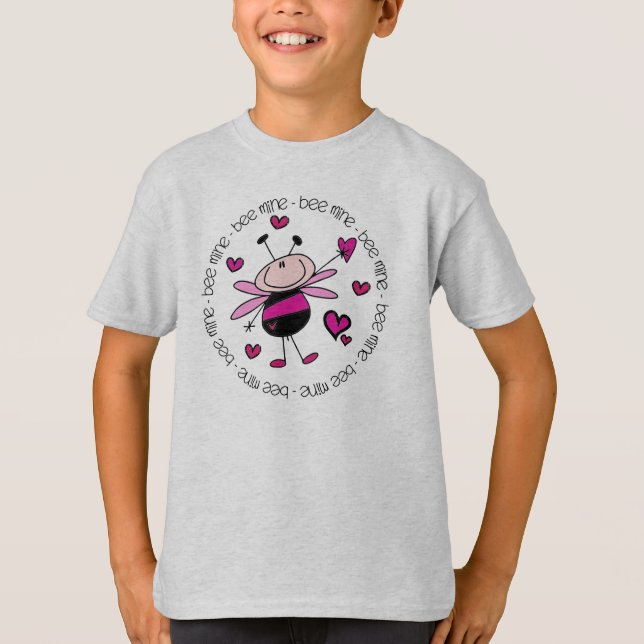 Bee Mine Valentine T-Shirt (Front)