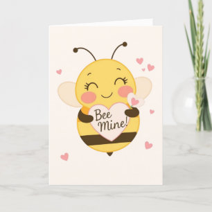 Bee Mine Valentines Card